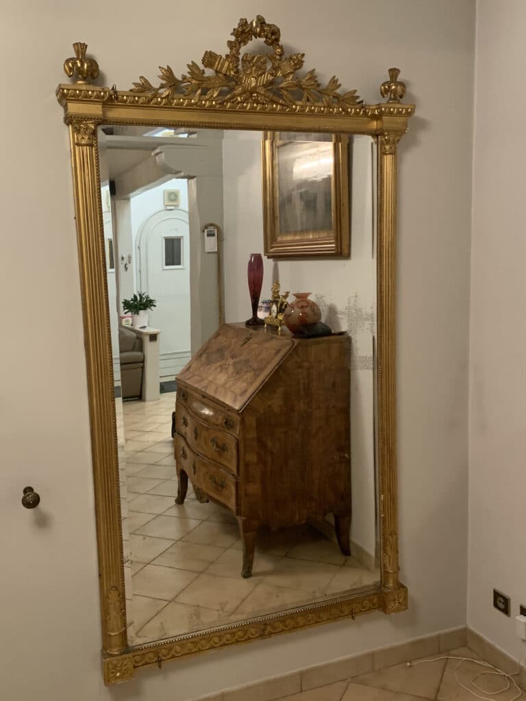 Miroir ancien sur pied - psyché moderne - achat comptant par Celantique Antiquité Brocante